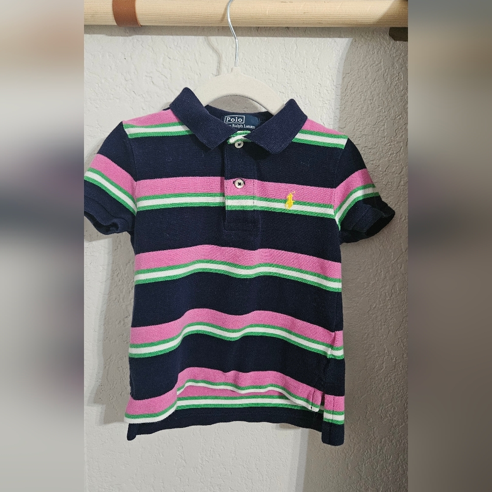 Polo by Ralph Lauren Kids Polo Shirt - Navy, Pink, Green